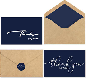 24 Pack Thank You Cards with Envelopes & Stickers,Thank You Notes Bulk 4X6 Inche