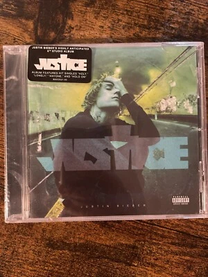 Justin Bieber JUSTIN BIEBER-JUSTICE (CD) - SEALED - Imagem 1 de 2