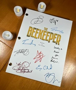 The Beekeeper Script Signed- Autograph Reprints- 106 Pages- Jason Statham - Picture 1 of 7