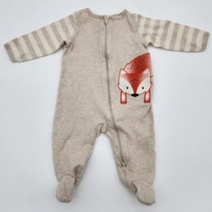 Conjunto de patas de zorro rojo Wonder Nation de una pieza 3-6 meses para bebé ropa de dormir pijama - Imagen 1 de 4