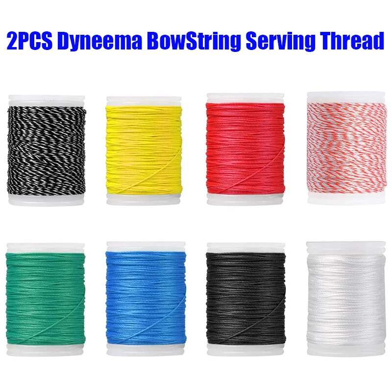 2PC Dyneema Archery Bowstring Serving Thread Line Cord Spool Protector 110m/Roll - Image 1 of 3