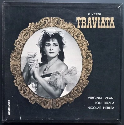 Verdi - La Traviata, BOBESCU, ZEANI, BUZEA, HERLEA, 3 LP Box, Electrecord, MONO - Bild 1 von 4