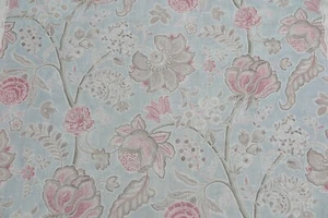 SANDERSON CURTAIN FABRIC DESIGN "Shalimar" 1.4 METRE PORCELAIN AND ORCHID - Picture 1 of 7