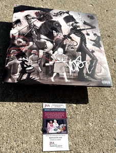 MY CHEMICAL ROMANCE Frank Iero vinile FIRMATO JSA COA Black Parade - Foto 1 di 3