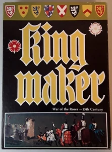 King Maker , Avalon Hill , Bookcase Game , War Of The Roses , 15th Century - Picture 1 of 6