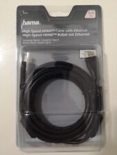 Hama High Speed HDMI-Kabel 3D UHD 4K Ethernet Schwarz Vergoldet 3,0 m
