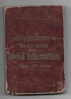 Vintage 1891 Edition of “Houghtaling’s Hand-Book of Useful Information”