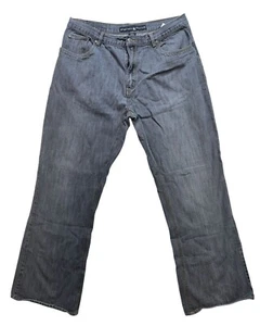 Beverly Hills Polo Club Mens Straight Leg Jeans Size 36x32 Gray Denim Casual Pan - Picture 1 of 13