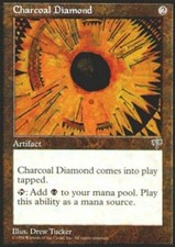 French Charcoal Diamond ~ Near Mint Mirage Foreign MTG Magic UltimateMTG Artifac