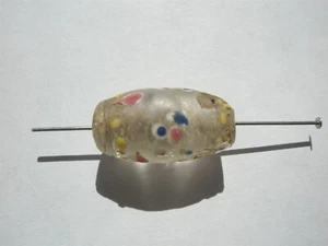 Antike venezianische seltene klare französische Botschafter Handel Perle - 20-22x12 mm - 1 - Bild 1 von 10