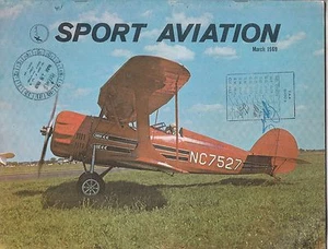 SPORT AVIATION THE MAGAZINE OF THE EXPERIMENTAL AIRCRAFT ASSOC. MARCH 1969 - Bild 1 von 1