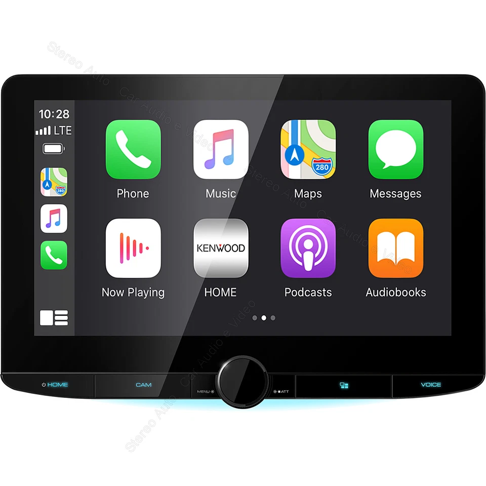 SINTOMONITOR 2 DIN Autoradio CarPlay Android Wi-Fi Bluetooth USB Retrocamera 10" - Immagine 1 di 4