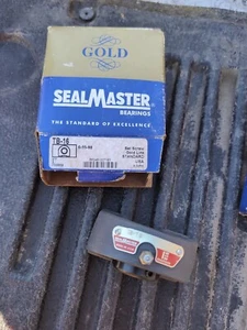 ONE (1) SEALMASTER Gold Line 2-Bolt Tapped Base Pillow Block Bearing TB-16 (NEW) - Picture 1 of 7