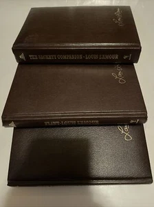 Louis L'Amour Leatherette Bantam Books Short Story Collection Lot- 3 cowboys - Picture 1 of 12
