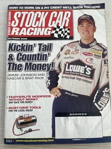 Stock Car Racing Magazine October 2002 Jimmie Johnson Travis Carter Featherlite - Picture 1 of 2