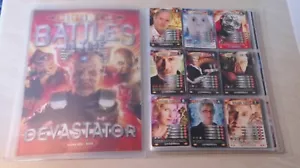 Dr Doctor Who Battles in Time DEVASTATOR Full 249 Cards Set and Album - No 1013 - Foto 1 di 11
