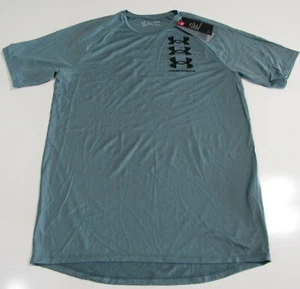 Under Armour Mens UA Training Short Sleeve Shirts 1361504-424 Nwt - Picture 1 of 3