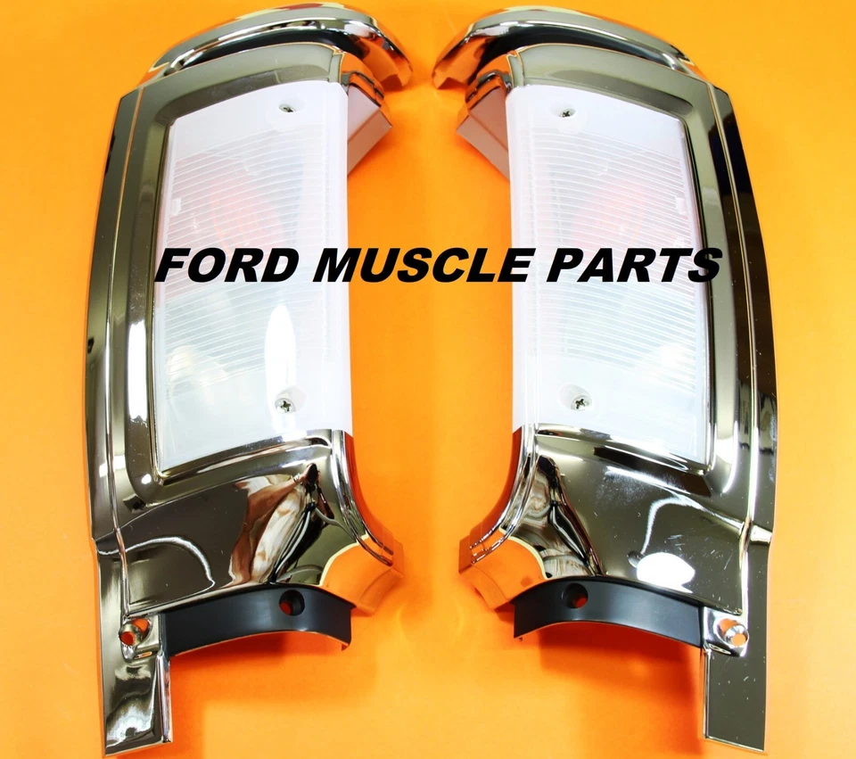 FORD XY GT  FRONT INDICATOR ASSEMBLIES BRAND NEW CONCOURSE WITH SOCKETS & LENSES - image 1 of 1