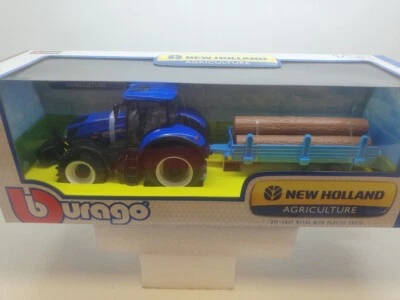 Burago 1:32 - Holland con rimorchio - Die Cast Models scatola rovinata - Immagine 1 di 4