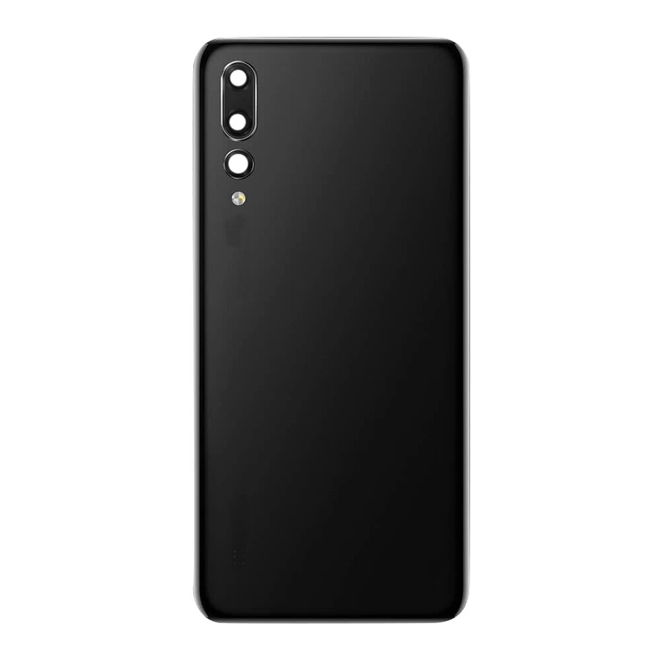 Cubierta trasera de batería de repuesto para puerta trasera negra para Huawei P20 Pro + lente de cámara Foto 1 de 1