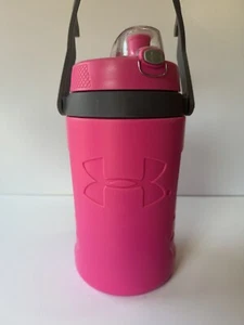 Under Armour Thermos 64oz 1.9L Pink Water Bottle Jug Canteen Flip Top Lid - Picture 1 of 7