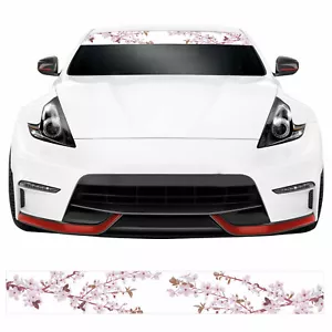 Bandera parabrisas de coche Cherry Blossom Japón JDM se adapta a Honda Nissan, Mazda - Imagen 1 de 2
