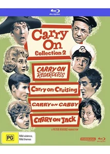 Carry On : Movie Collection 2 Blu Ray Boxset Regardless/Cruising/Cabby/Jack - Picture 1 of 1