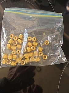 39 Messing Klemmverschraubungen für Parker 20 PSC 4BZ-MESSING 3/8 Mutter Schläuche - Bild 1 von 1