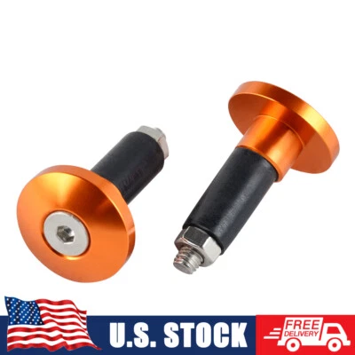 CNC Handlebar Caps Hand Grip Bar End For KTM 125-530 SX/SXF/XC/XCF/XCW/EXC/EXCF - Image 1 of 4