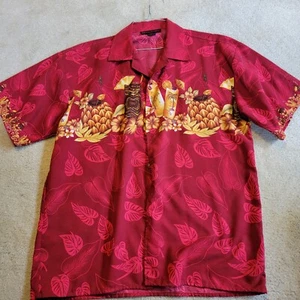 Grand Casino Islander Shirt Bright Colorful Comfortable Tiki Size Large - Picture 1 of 3