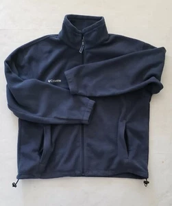 Columbia Fleecejacke Herren XXL Full Zip Blau Langarm Reißverschlusstaschen - Bild 1 von 3