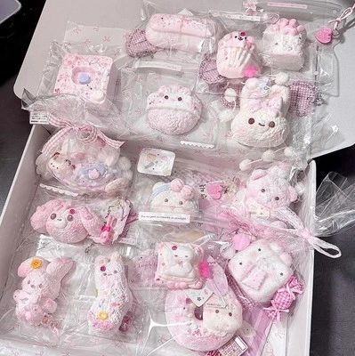 6 Taba Squishy Handmade Blind Box Gift Fidget Toy Sensory Slime Stress Relief - Image 1 of 3