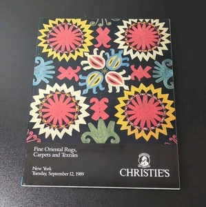 Christie's Fine Oriental Rugs Carpets And Textiles Newark September 1989 - Bild 1 von 3