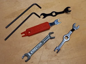 Vintage Tools Gabriel Meccano Erector Set Wrench and Screwdriver LOT - Picture 1 of 2