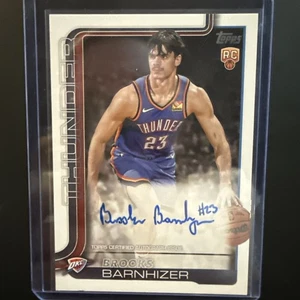 2025-26 Topps - Autógrafos insignia Real One Brooks Barnhizer #TFRR-BB (AU, RC) - Imagen 1 de 2