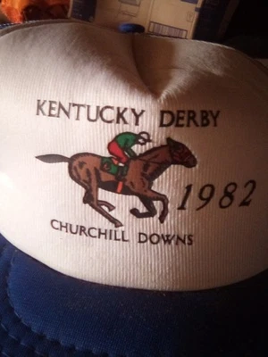 Gorra vintage Blue Truckers Kentucky Derby 1982 Foto 1 de 3
