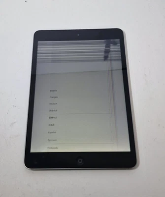(FAULTY) Apple iPad Mini 2nd Gen (A1489), 7.9", 32GB, Space Grey, WiFi - Image 1 of 4