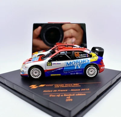Modellino auto scala 1:43 citroen Xsara WRC rally vitesse modellismo statico car - Immagine 1 di 4