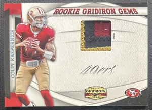 2011 Gridiron Gear #27 Colin Kaepernick Rookie Gridiron Gems Jerseys Prime #/50 - Bild 1 von 2