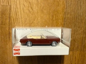 Top: Busch 47500 Ford Mustang Cabrio 64 rotbraun Automodell 1:87 OVP! - Bild 1 von 3