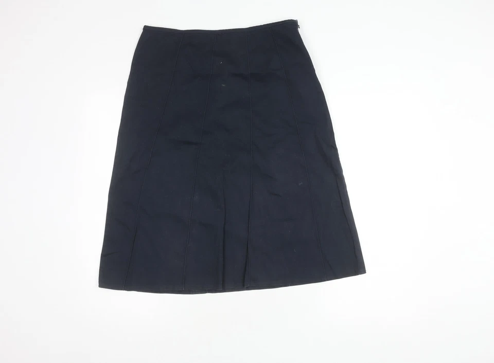 Cotton Traders Women's Black Pencil Skirt Size 14 - Image 1 of 4