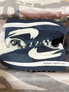 Fragment sacai Nike LD Waffle DH2684-400 Blue Void US 10 Used - Picture 1 of 5