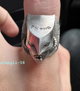 JoJo's Bizarre Adventure Dio Brando Handmade 925 Silver Ring Adjustable Ring - Picture 1 of 9
