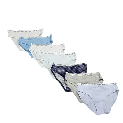 Calvin Klein Set of 7 Girl's Bikini Underwear Cotton Stretch Panties Small Size - Image 1 of 4