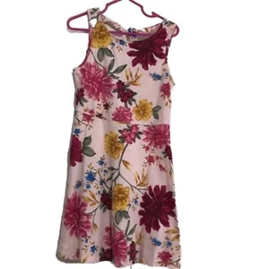 Old navy pink floral spring summer dress girls size S 6-7 - Picture 1 of 8