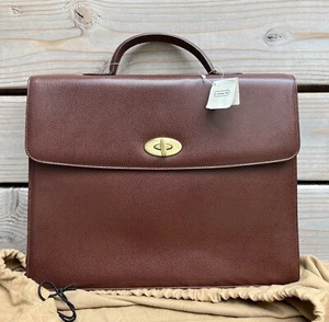 Brief Coach Madison Drake 4420 Vintage Hecho en Italia, Beecnut - Imagen 1 de 15