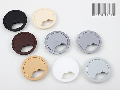 Kabeldurchlass Kabeldurchführung Kabelführung Kabelauslass Kabeldose Kunststoff  - Bild 1 von 4