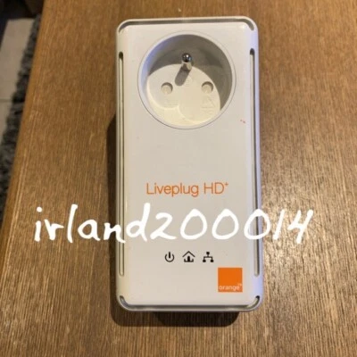 Liveplug 200 Mbps orange  ,port Rapide/ - Photo 1/3