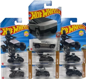 Hot Wheels Tesla 1 x Cybertruck & 6 x Cyberquad 2025 Bundle New Unopened - Picture 1 of 11