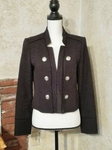 Vintage Women's White House Black Market Cropped Jacket Blazer Size 6 - Picture 1 of 4